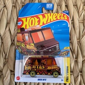 Quick Bite Hot Wheels Fuego Fajita Mexican Fast Food Lunch Truck Van Hotwheels 🆕